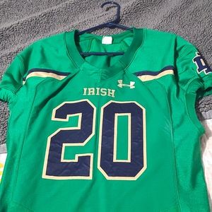 Notre dame Shamrock Series authentic game worn jersey size Lg